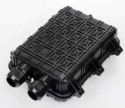 Pole Mounting Outdoor Fiber Optic Distribution Box 12 - 48 Core ODB Warna Hitam